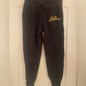 Lumineers charcoal grey fleece joggers